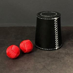 【並行輸入品】blue ther Leather Chop Cup Magic Tricks Appear Vanish Ball Magic