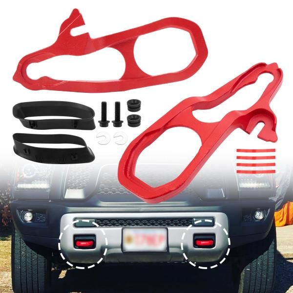 【並行輸入品】ヘビーデューティー フロントカーフロントフォージド牽引フック 2019 2020 20...