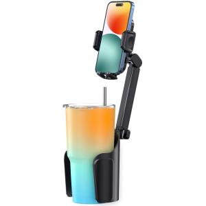 【並行輸入品】Miyamicro 車載電話ホルダーマウント 環境に優しい 簡単取り付け 2イン1 回転可能 車載電話ホルダー 携帯電話拡張 iP