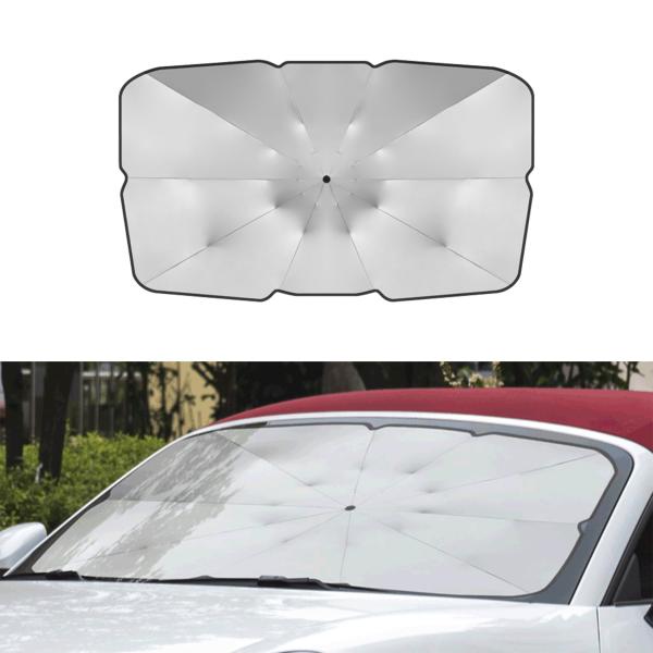 【並行輸入品】車のフロントガラスサンシェード、車用サンシェード、ヒートサンバイザープロテクター、ほと...