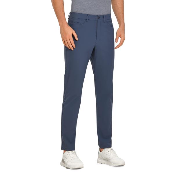 CRZ YOGA Men&apos;s All Day Comfy Golf Pants with 5 Poc...