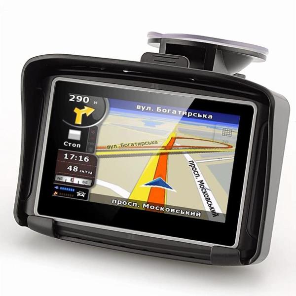 4.3 Inch Motorcycle GPS Navigation System, All Ter...