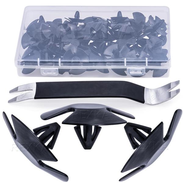 【並行輸入品】Rexka 51pcs Hood Insulation Bumper Cover Re...