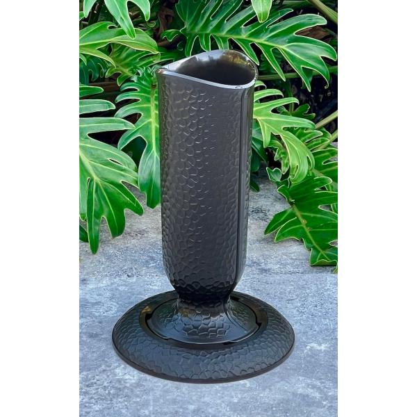 Cemetery Flower Vase with 7&quot; Base Plate Set, Dark ...