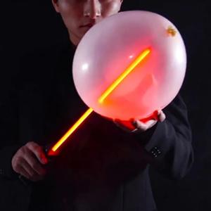 【並行輸入品】MOMOMAGE S Ray Magic Tricks Chargable Lightsaber Thru Balloon Sm