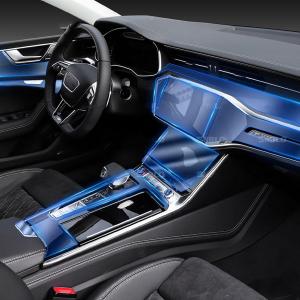 【並行輸入品】CKLS ?車内保護フィルムTPU透明粘着塗料フィルムコンソールアンチスクラッチステッカー、アウディS7 RS7 2021 202