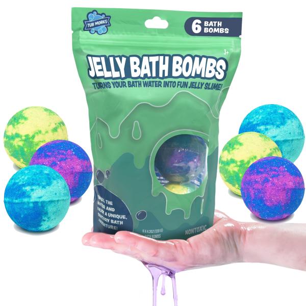 【並行輸入品】Tub Works〓 Jelly Bath Slime Bombs, 6 Pack |...