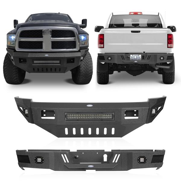 【並行輸入品】u Box 2010 Ram フロントとリアバンパーコンボ 2010 2018 Ram...