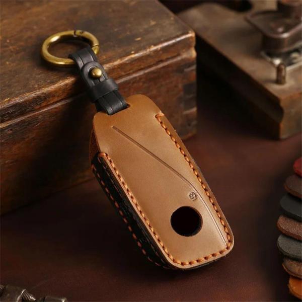 【並行輸入品】Key Fob Case Protection Shell Cover Leather...
