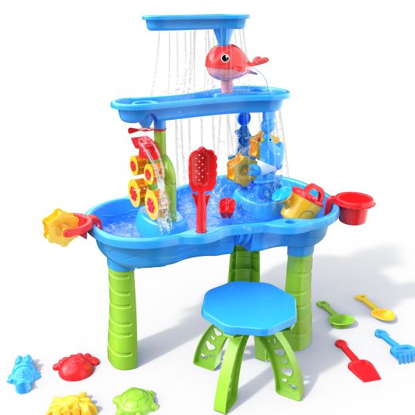 TEMI Toddler Water Table | Kids Sand and Water Tab...