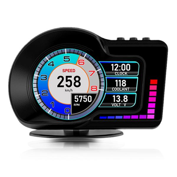 【並行輸入品】Head Up Display HUD F16 with OBD2 + GPS Dua...