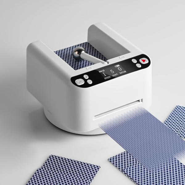 【並行輸入品】CARDSPIN 360°回転 自動カードディーラーマシン 2デッキ カード 高速 正...