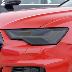 【並行輸入品】CKLS 車のヘッドライト保護フィルムスモーク透明TPUステッカー、アウディA6 C8 4K S6 2019 2020 2021用