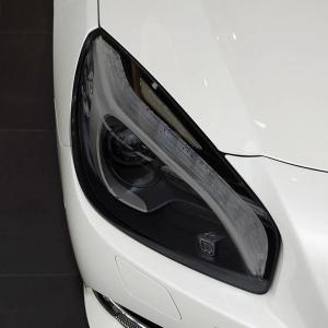 【並行輸入品】CKLS 2 Pcs車のヘッドライト保護フィルムスモーク透明TPUステッカー、メルセデスベンツSLクラスR231 2013 201