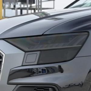 【並行輸入品】ChrOx 車のヘッドライトティントスモークブラック保護フィルムTPUステッカー、アウディQ2 Q3 F3 8U Q5 Q7 4M