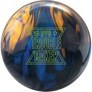 Bowlerstore Products DV8 プレドリル トラブルメーカー パール ボーリングボール   ブルー/ブラック/ゴ 並行輸入品｜allinone-d