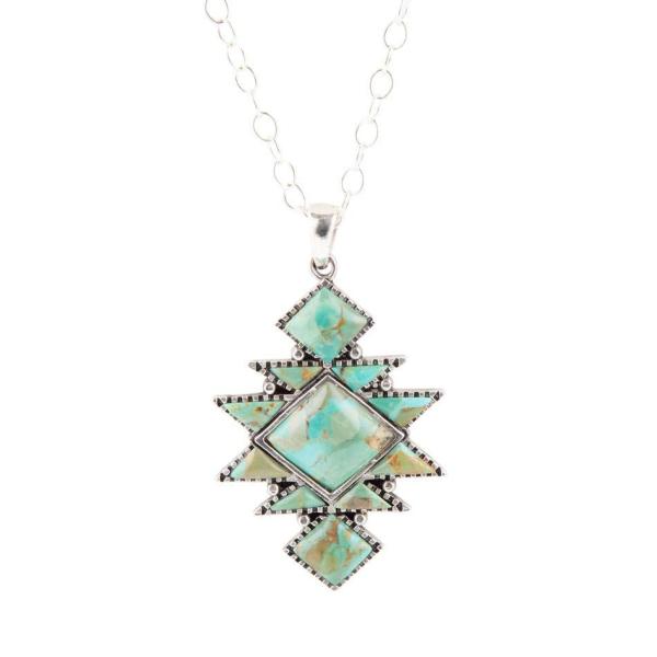 【並行輸入品】Barse Sharp Turquoise and Sterling Silver P...