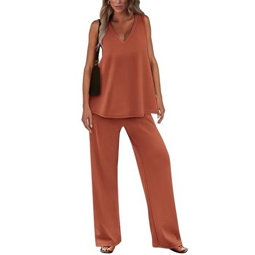 【並行輸入品】PRETTYGARDEN Women's 2 Piece Summer Tracksu...