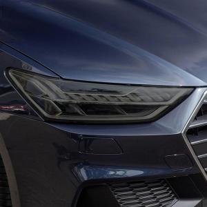 【並行輸入品】ChrOx 車のヘッドライト保護フィルムスモークブラックフロントライトTPUステッカーアクセサリー、アウディS3 8V S4 B8