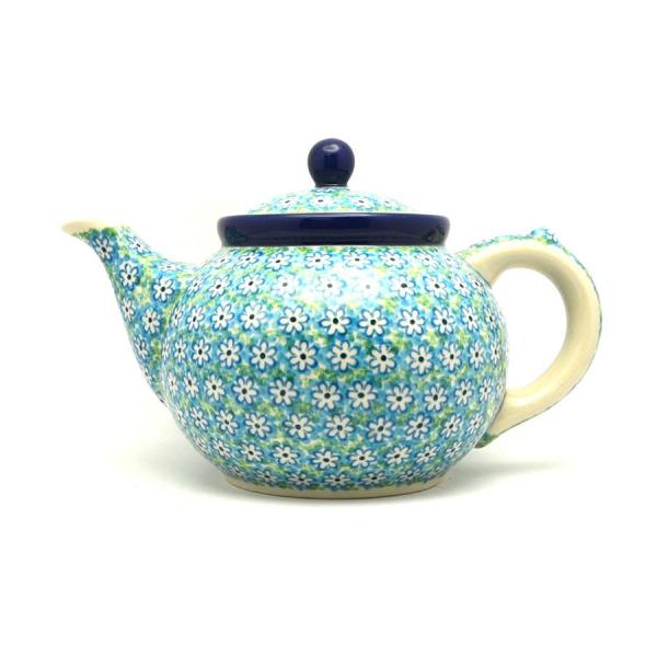 【並行輸入品】Polish Pottery Teapot   1 1/4 qt.   Key Lim...