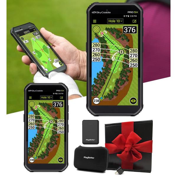 【並行輸入品】SkyCaddie PRO 5X Handheld Golf GPS Gift Box...