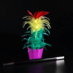 【並行輸入品】Deluxe Appearing Flower Magic Tricks Wand to Feather Flower Bouq