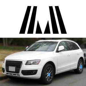 【並行輸入品】車のドア窓ピラーステッカーに適合するアウディ Q5 8R 2009 2015 2016 2017 車のドア窓ピラーポストトリムカバ
