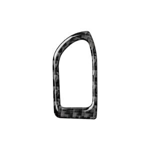 【並行輸入品】MiLOrangeNi カーボンファイバー ターンスイッチ インテリアパネル フレームカバー ステッカー デカール ブラックトリム