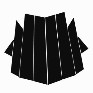 【並行輸入品】車のウィンドウトリムカバー B C 列ステッカー に適合するアウディ A3 2014 2020 車のウィンドウトリムカバーコラムピ