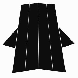 【並行輸入品】車のウィンドウトリムカバー B C 列ステッカー に適合するアウディ Q5 2011 2017 車のウィンドウトリムカバーコラムピ