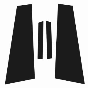 【並行輸入品】車のウィンドウトリムカバー B C 列ステッカー に適合するメルセデスベンツ C219 2009 2011 車のウィンドウトリムカ