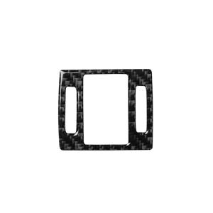 【並行輸入品】MiLOrangeNi カーボンファイバー 緊急ボタン インテリアパネル フレームカバー ステッカー デカール ブラックトリム A