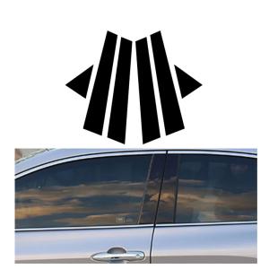 【並行輸入品】車のウィンドウトリムカバー BC 列ステッカー に適合するアウディ A3 8V A4 B8 A6 C7 車のウィンドウトリムカバー