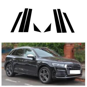 【並行輸入品】車のウィンドウトリムカバー B C 列ステッカー に適合するアウディ Q5 80A 2018 2019 2020 2021 車のウ