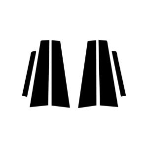 【並行輸入品】車のウィンドウトリムカバー BC 列ステッカー に適合するメルセデスベンツ Sクラス W222 2014 2020 車のウィンドウ