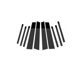 【並行輸入品】車のウィンドウトリムカバー B C 列ステッカー に適合するメルセデスベンツ X164 GL500 GL450 2006~2012