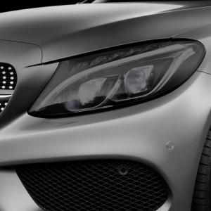 【並行輸入品】CKLS 車のヘッドライト保護フィルムティントラップビニール透明TPUステッカー、メルセデスベンツCクラスW205 C63 AMG