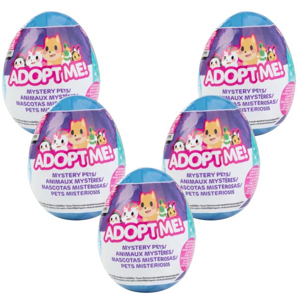 【並行輸入品】Adopt Me!ミステリーペットブラインドボックスエッグ5パック シリーズ3 限定バ...