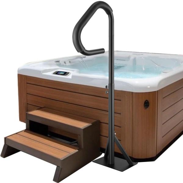 【並行輸入品】VEVOR ホットタブ手すり 360度回転可能なスパサイド手すり 高さ35インチ~57...