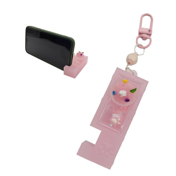 【並行輸入品】Anheyu Cute Portable Cell Phone Stand,DIY E...