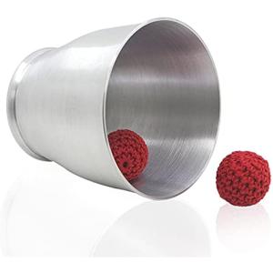【並行輸入品】blue ther Deluxe Aluminum Chop Cup Wide Mouth (Silver, with Ma