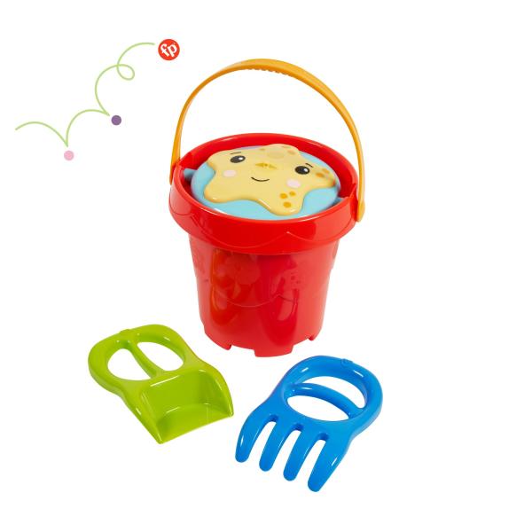 Fisher Price Toddler 3 in 1 Beach Bucket, Portable...