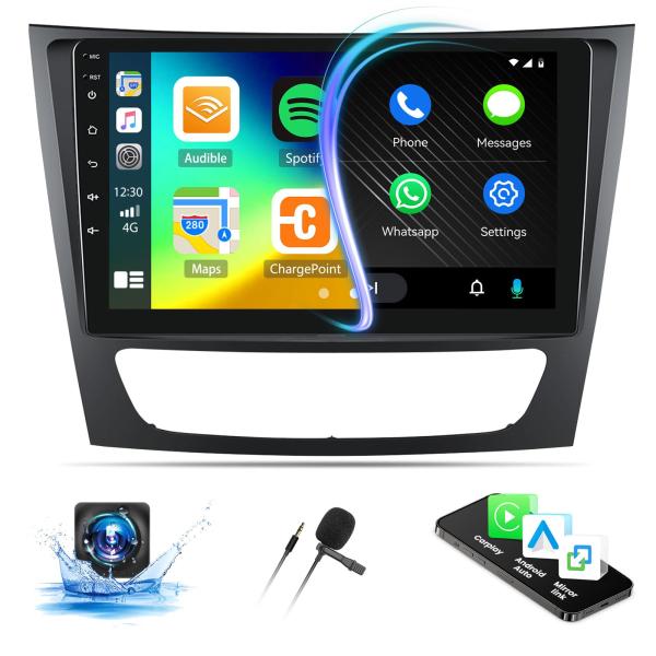 2+64G Android Car Stereo for Mercedes Benz E Class...