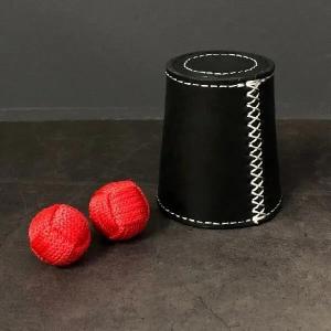 【並行輸入品】Leather Chop Cup Magic Tricks Stage Close up Magic Cup Appearing