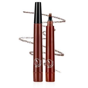 Eyebrow Pencil, 3D Waterproof Microblading Eyebrow Pen Fork Tip  並行輸入品｜allinone-d