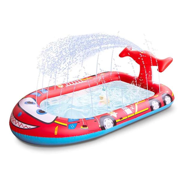 【並行輸入品】Splash Pad Splash Sprinkler Pool Outdoor Su...