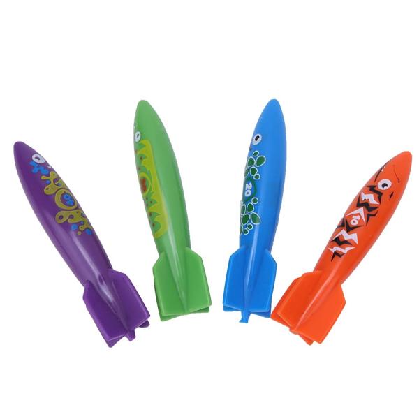 【並行輸入品】Restokki Pool Dive Toys, 4Pcs PVC Children ...