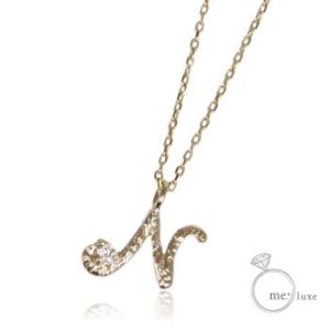 me.ダイヤ/ イニシャル ネックレス N｜alljewelry