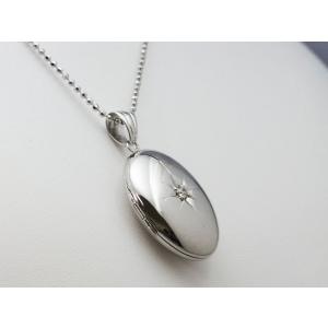 ロケットペンダント ペンダント トップ 小判型[大]プラチナ御光彫｜alljewelry