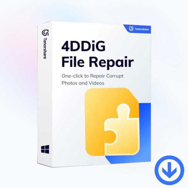 4DDiG動画修復 永続ライセンス [ダウンロード版] Windows対応 / 破損したMP4 &amp; ...